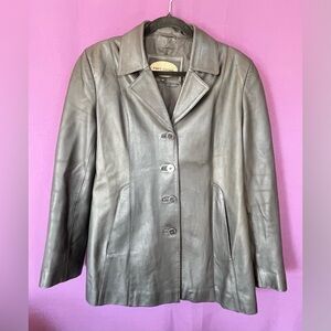Pop’s Elegant Leather Women’s Soft Leather Jacket Size XL